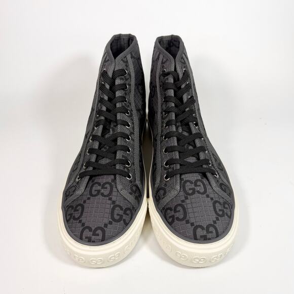 Gucci Maxi GG 1977 Tennis High Top Sneaker - Men’s 12.5 - Picture 4 of 8